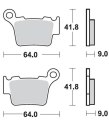 Immagine 1 di Pastiglie BREMBO cod. 07BB27SD Sinterizzate