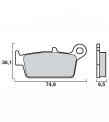 Immagine 0 di Pastiglie Freno Brembo 07HO2608