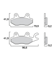 Pastiglie Freno Brembo 07HO4008
