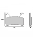 Pastiglie Freno Brembo 07SU27.SA