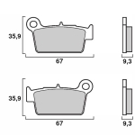 Pastiglie Freno Brembo 07YA41.SD