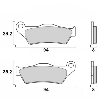 Pastiglie Freno Brembo 07BB04.10