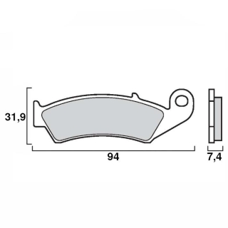 Pastiglie Freno Brembo 07HO2506