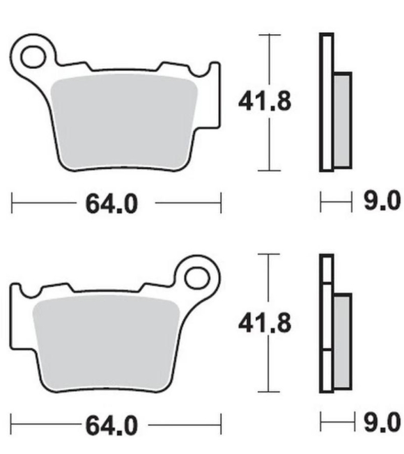 Immagine 1 di Pastiglie BREMBO cod. 07BB27SD Sinterizzate