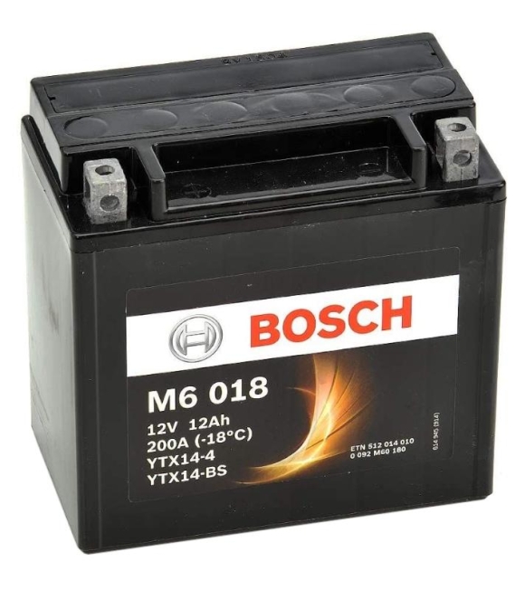 Batteria Moto / Scooter Bosch M6 018 AGM Technology - 12V 12Ah 200A