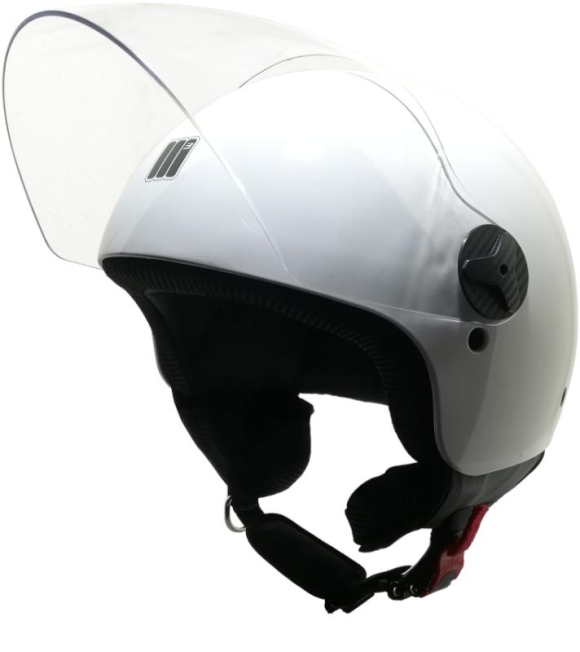 Immagine 1 di Casco Motocubo Jet Eko Basic con visiera lunga