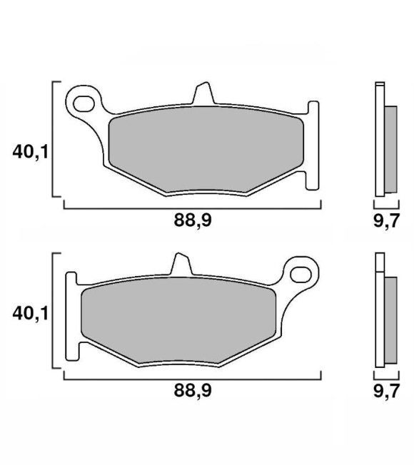 Immagine 0 di Pastiglie Freno Brembo 07SU32.SP