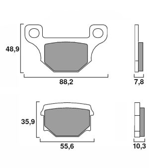 Pastiglie Freno Brembo 07GR09.CC 1
