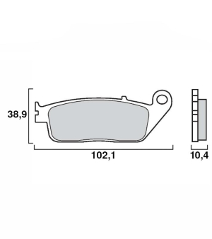 Pastiglie Freno Brembo 07HO3405 1