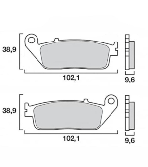 Pastiglie Freno Brembo 07HO4108 1