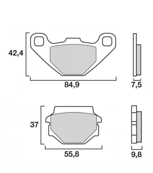 Pastiglie Freno Brembo 07KS0432 1